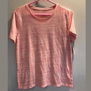 Talbots Pink  Short Sleeve Top NWT Size PM